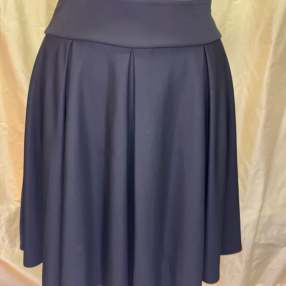 INC International Concepts Black Circle Skirt
